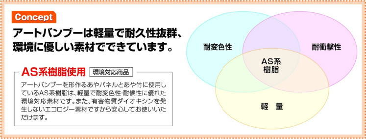 格安・激安エクステリア 耐久性抜群人工プラ竹