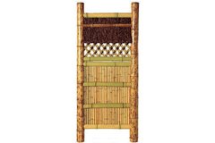 天然竹袖垣「図面三河垣A（腰白竹）」