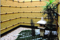 「建仁寺垣 片面 柱隠しタイプ」