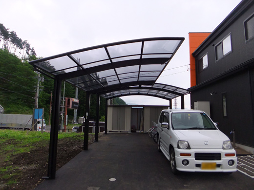 カーポート 1台用ラブポート 2台用ラブワイド エクステリア商品 和風庭園資材専門店 株式会社エクステリアストック