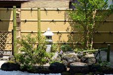 「建仁寺垣片面 柱見せタイプ」