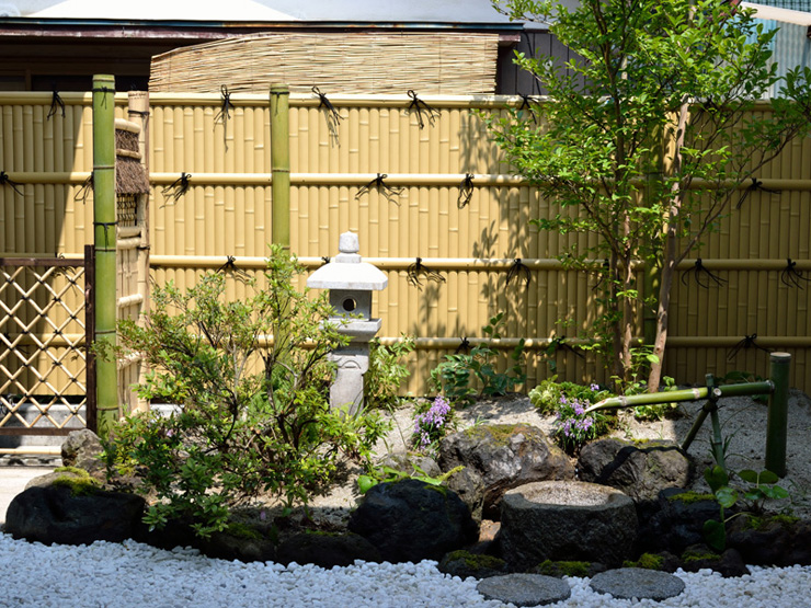 「建仁寺垣片面 柱見せタイプ」