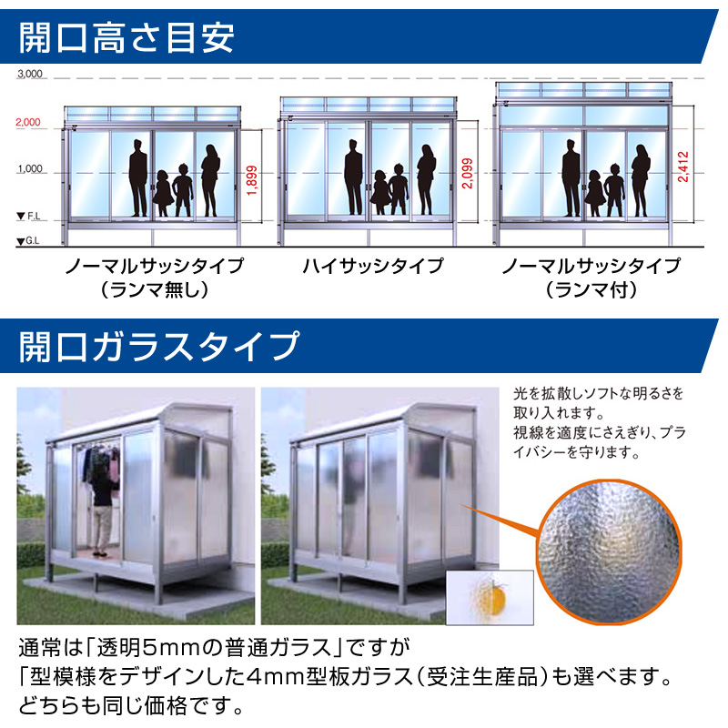 開口高さ