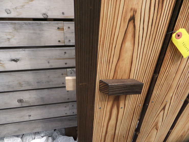 天然竹 板欄間入庭木戸