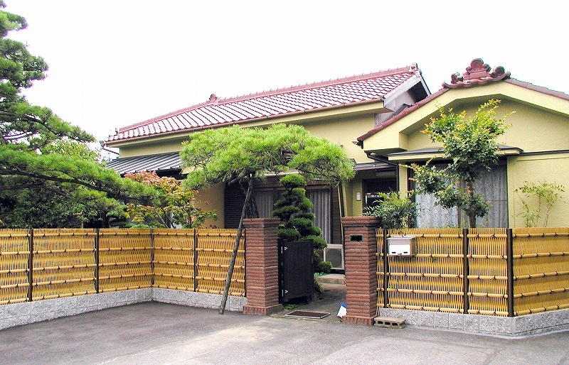 人工竹垣組立セット 大津垣O型セット