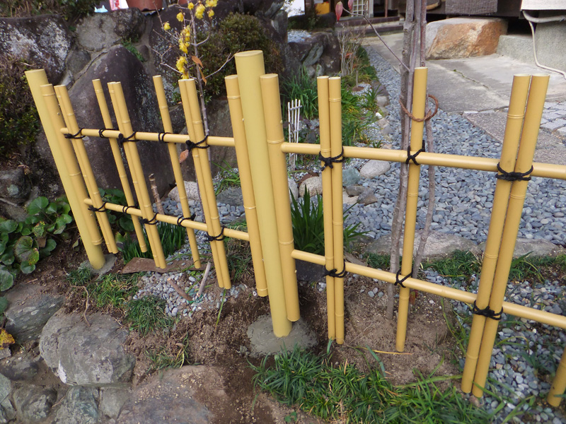人工竹フェンス「四ツ目垣1型」